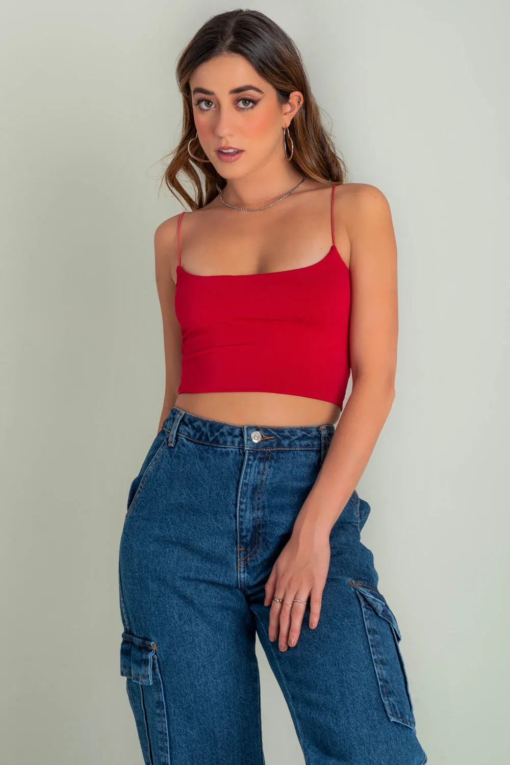 Crop top tirantes