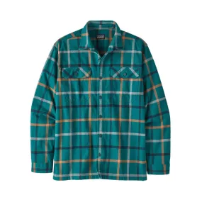 FJORD TARTAN ORGANIC COTTON SHIRT Man Dark borealis green