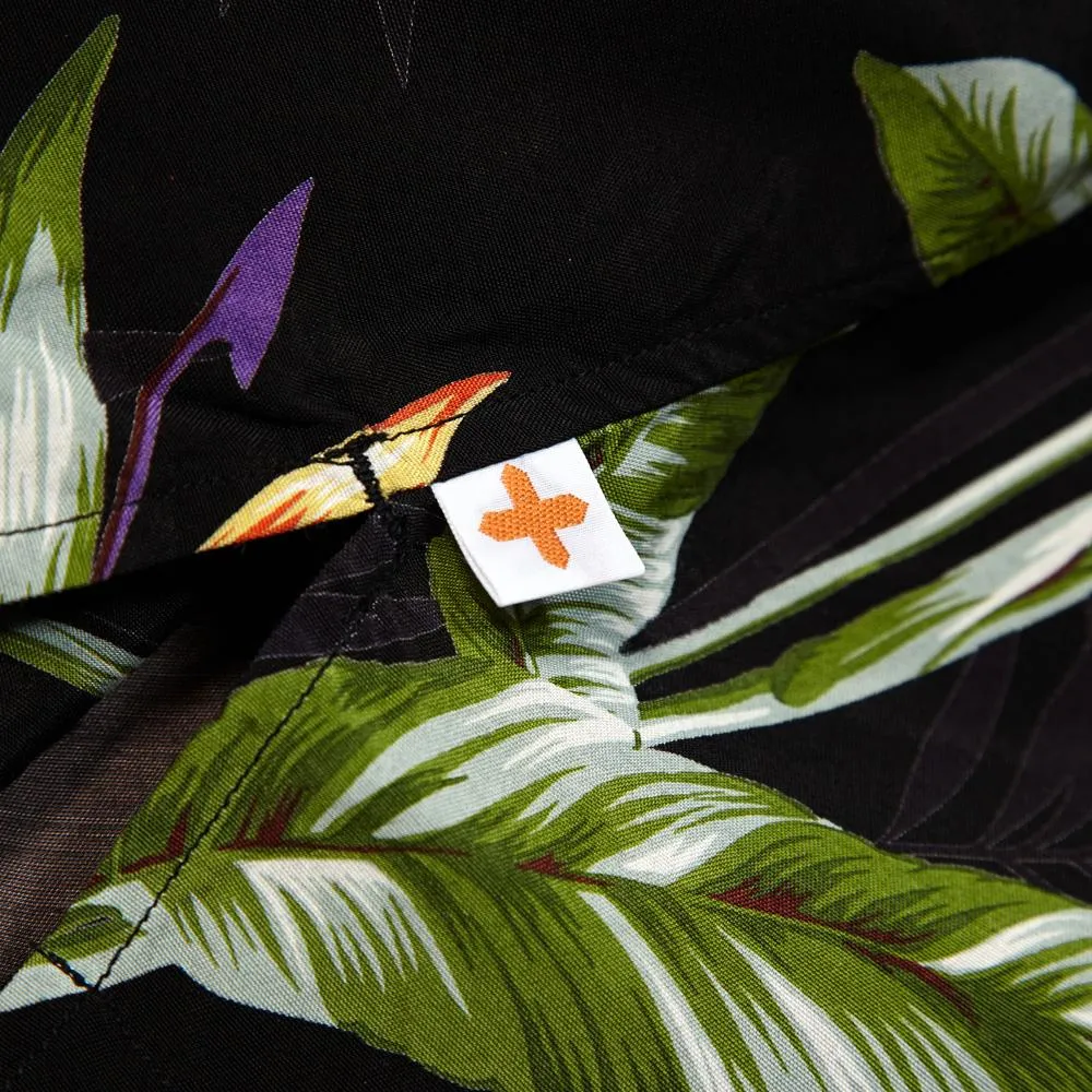 Head Porter Plus Aloha ShirtBlack