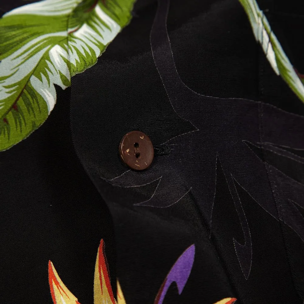 Head Porter Plus Aloha ShirtBlack