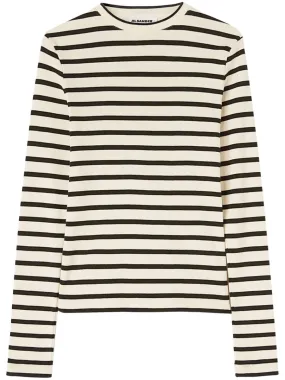 Jil Sander Plus    Jil Sander Plus Striped Cotton T Shirt