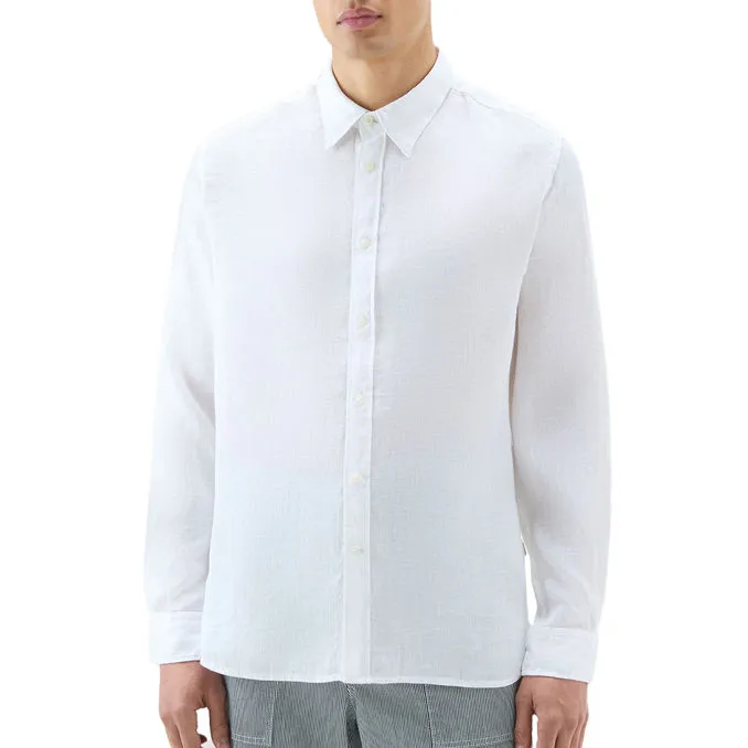 LINEN SHIRT Man Bright White 
