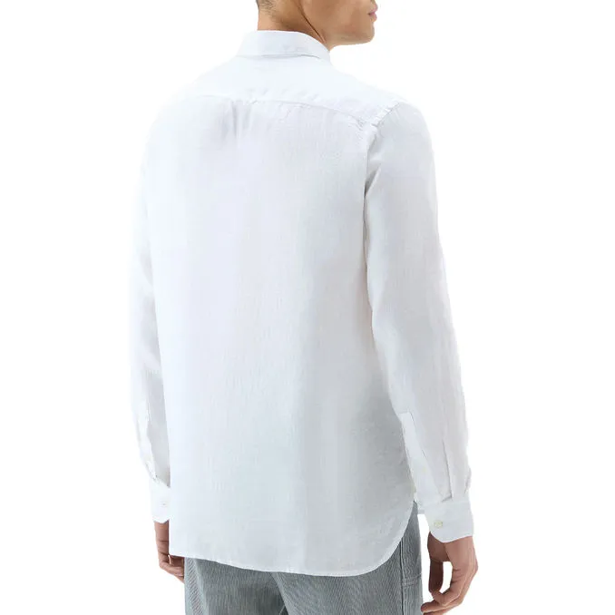 LINEN SHIRT Man Bright White 