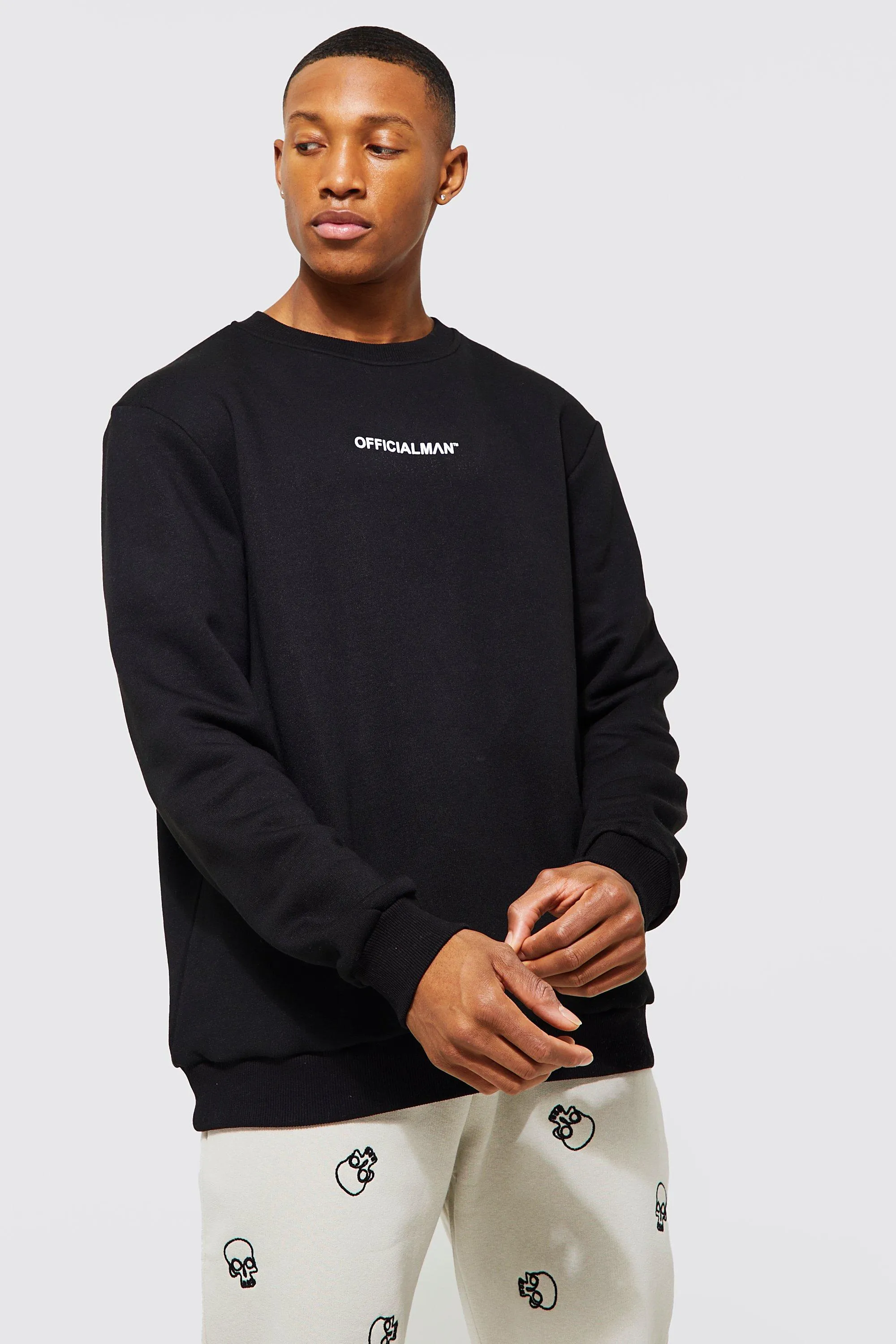 Official Man Crew Neck Sweatshirt