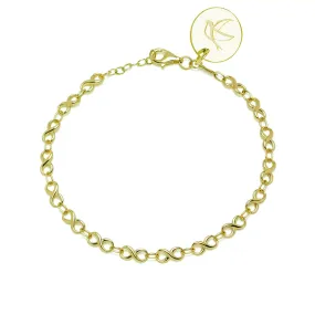 Pulsera Personalizable Infinitos Oro