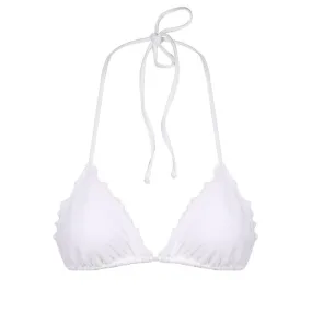 TRIANGOLO CON ROUCHES Donna White
